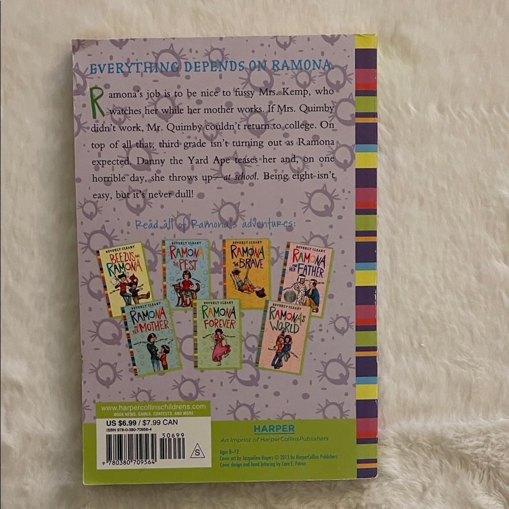 Ramona 4 Book Collection by Beverly Cleary Excellent Condition - Picture 9 of 10